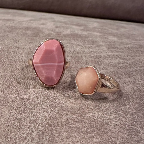 2 Jessica Simpson Stone Rings 7 - Picture 2 of 6